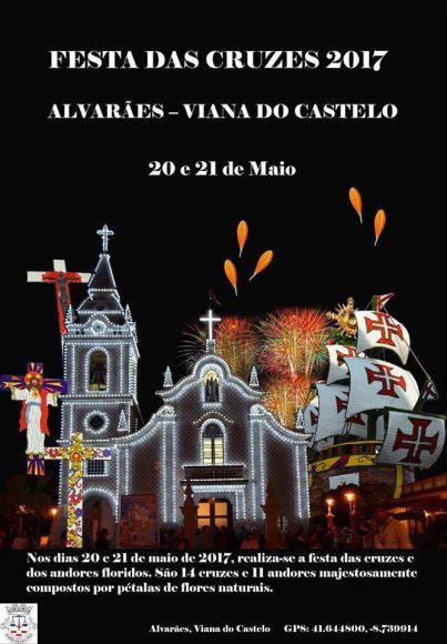 Festa de Santa Cruz e Andores Floridos de Alvarães dias 20 e 21 Maio 2017 