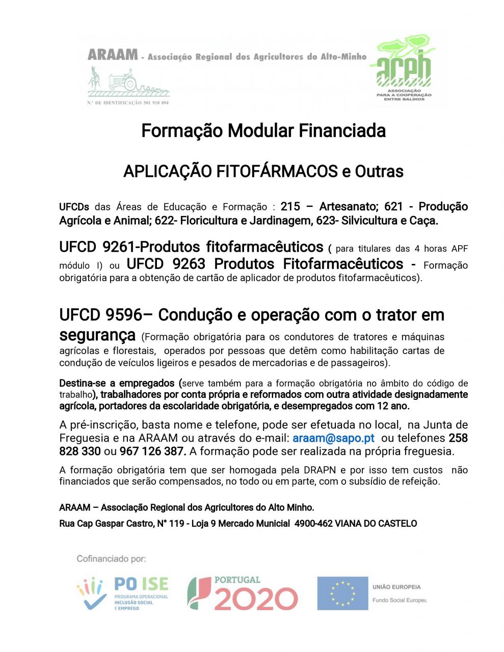 Formação Modular Financiada Formação Modular Financiada