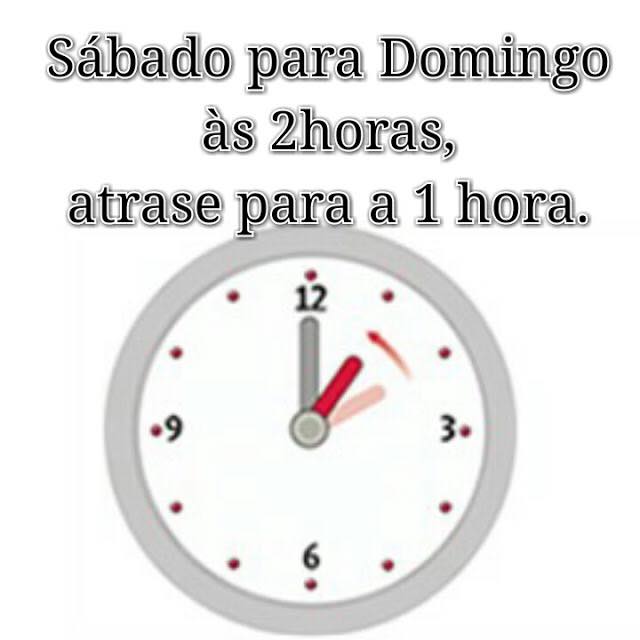 Mudança da Hora – 28 Outubro 2018 Mudança da Hora – 28 Outubro 2018
