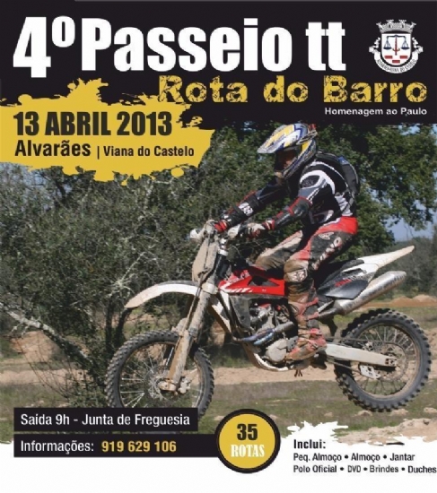 4.º Passeio TT Rota do Barro 4.º Passeio TT Rota do Barro