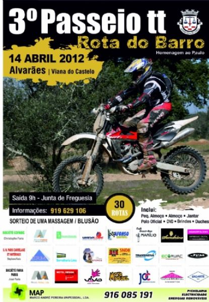 3.&ordm; Passeio TT "Rota do Barro"